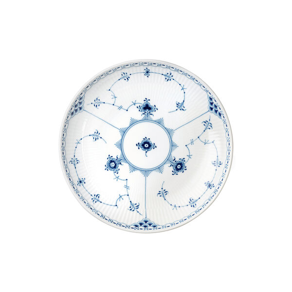 Musselmalt Halvblonde serveringssk&aring;l 20 cm, Royal Copenhagen