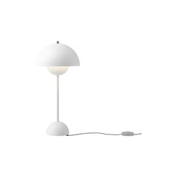 Flowerpot VP3 bordlampe, matt hvit Flowerpot VP3 bordlampe, matt hvit, &Tradition