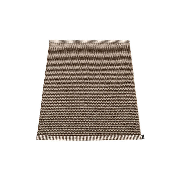 Mono gulvl&oslash;per, dark brown/dark linen, Pappelina