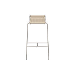 Noel Bar Chair, steel/nature, Thorup Copenhagen