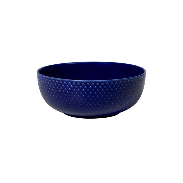 Rhombe Color sk&aring;l, m&oslash;rk bl&aring;, Lyngby Porcel&aelig;n