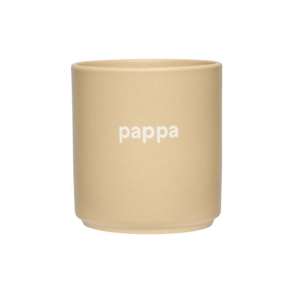 PAPPA favorittkopp VIP, Design Letters