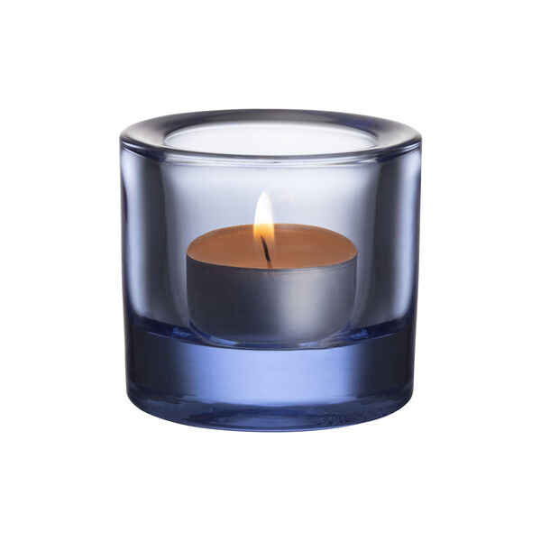 Kivi lyslykt, aqua, Iittala