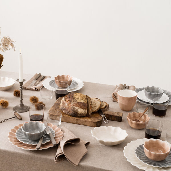 Oyster tallerken 20 cm, grey, Mateus