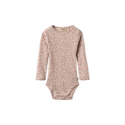 Wool Body L/S Lucca, 1359 pale lilac flowers, Wheat