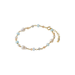 Mellow&nbsp;Blue&nbsp;armb&aring;nd, gold plated, Pernille Corydon Jewellery