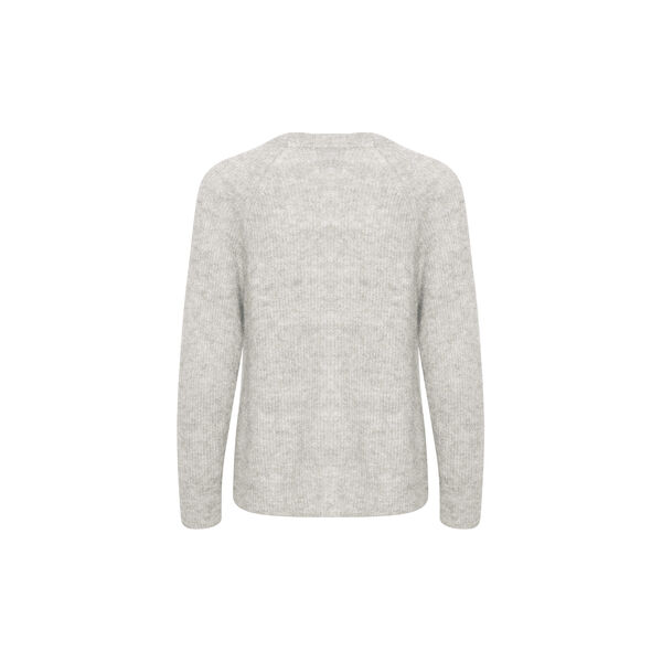 04 THE KNIT CARDIGAN, light grey melange, My Essential Wardrobe