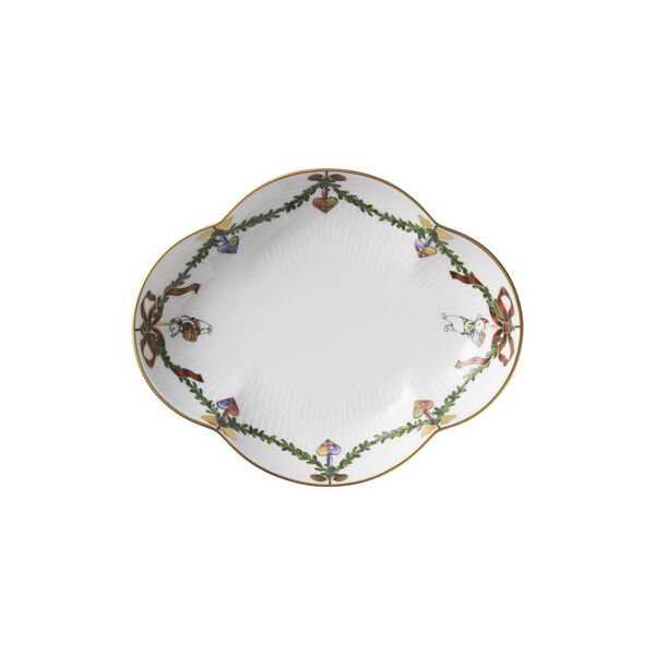 Stjerne Riflet Tallerken, 17,5 cm, Royal Copenhagen