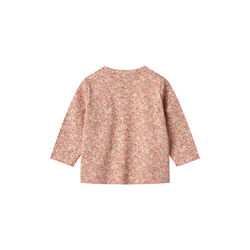 T-shirt L/S Manna, 9566 rose dust flower meadow, Wheat