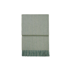 Stripes pledd, green, ELVANG