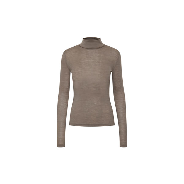 WilmaGZ Rollneck genser, earth, Gestuz