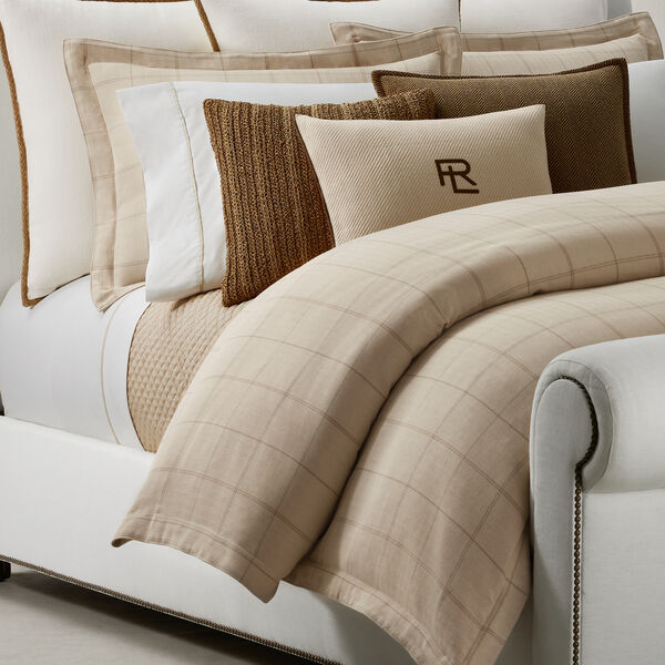 Tyler Dynetrekk, sand, Ralph Lauren Home