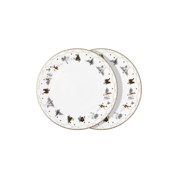 Julemorgen Story tallerken, 2 stk., Wik & Walsøe