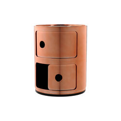 Componibili 2 elementi oppbevaringsbord, rame, Kartell