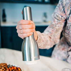 Finamill krydderkvern oppladbar, st&aring;l, FinaMill