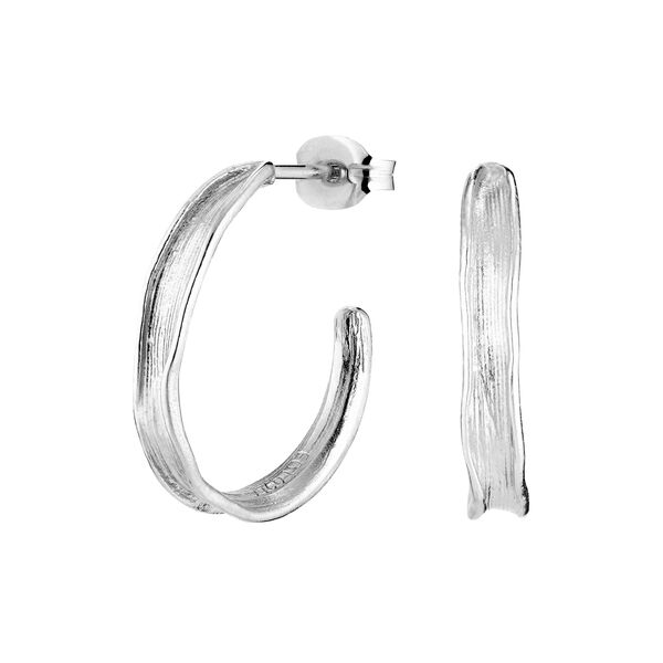 Gr&aelig;s &oslash;reringer, s&oslash;lv, Flora Danica Jewellery