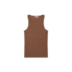 Racer rib top - Regenerative Organic Certified™ - GOTS/Vegan, tuffet, KnowledgeCotton Apparel 