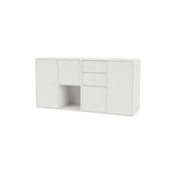 COUPLE bred skjenk, 01 white, Montana Furniture