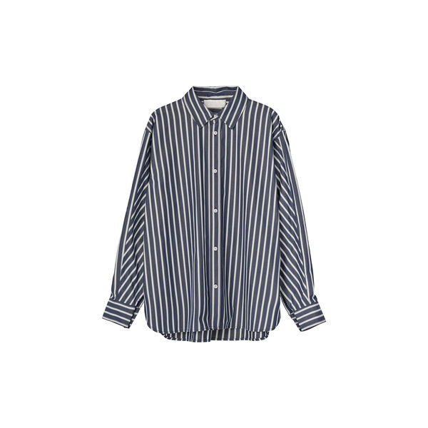 Coastal Shirt, dark navy white pinstripe Coastal Shirt, dark navy white pinstripe, FWSS