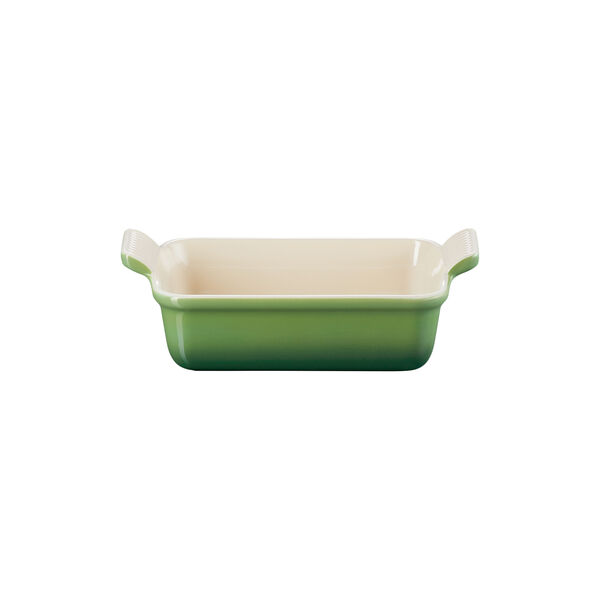Heritage rektangulært fat 19 cm, bamboo green, Le Creuset