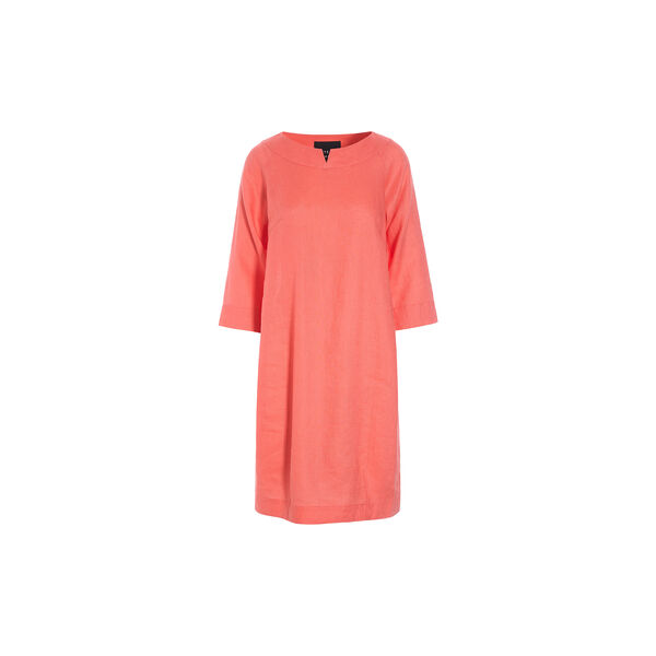 Airy linen dress, cool coral, BITTE KAI RAND