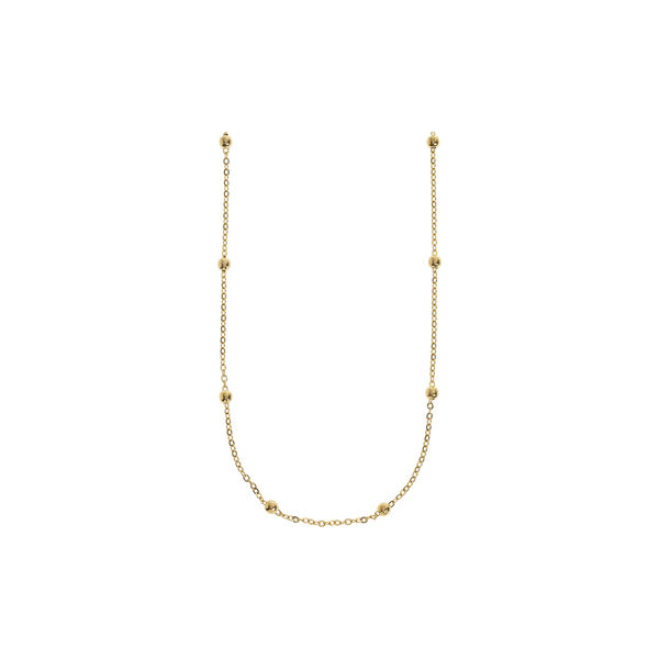 Heather - Bohemic Minimalistic Ball Chain halskjede, gull, timi of Sweden