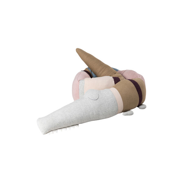 Sleepy Croc pute, birchbark rose mix, Sebra