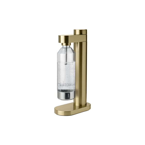 Brus kullsyremaskin, brushed brass, Stelton