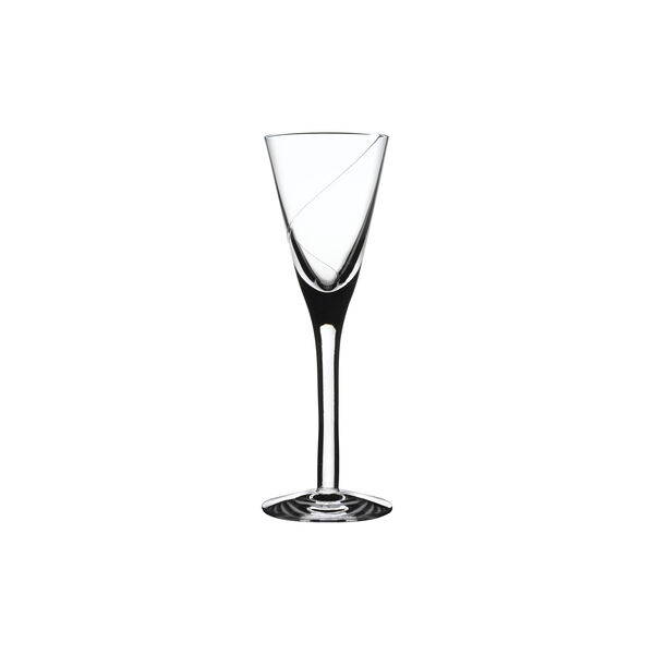 Line snapseglass, 5 cl, Kosta Boda