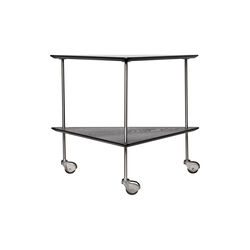 AJ trolley sidebord, sort, Fritz Hansen