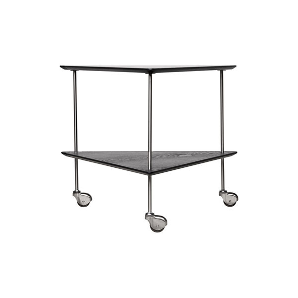 AJ trolley sidebord, sort, Fritz Hansen