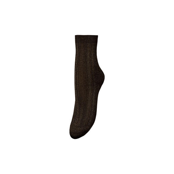 Glitter Drake Sock, hot fudge brown, Becks&ouml;ndergaard