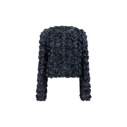 VERITY TEXTURED SHORT JACKET, black, French Connection
