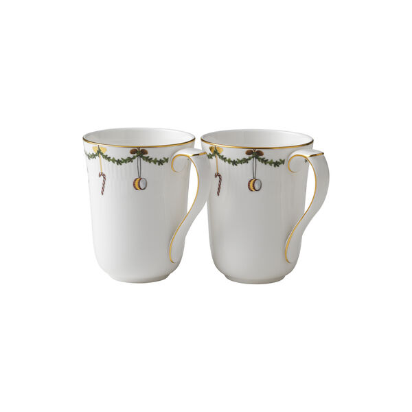 Stjerne Riflet Jul krus 36 cl, 2 stk. Stjerne Riflet Jul krus 36 cl, 2 stk., Royal Copenhagen