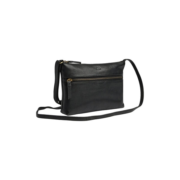 JolieMBG Crossbody Bag Soft Vintage, black w/br. gold, Markberg