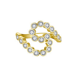 Sofie Majestic Ring, gold, Nila Noor