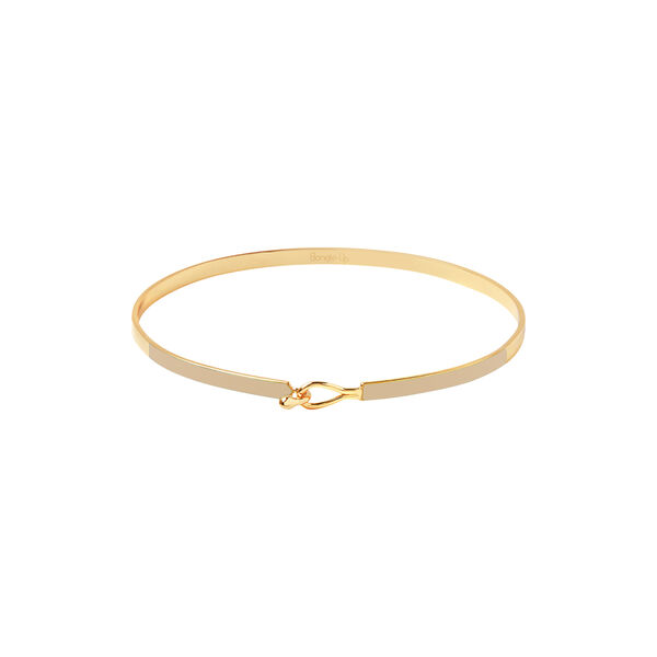 LILY armbånd, mastiksbeige, bangle up