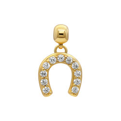 Horse Shoe Charm, gull, WHO IS SHE