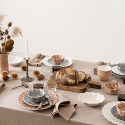 Basic Oyster sk&aring;l 13 cm, cinnamon, Mateus