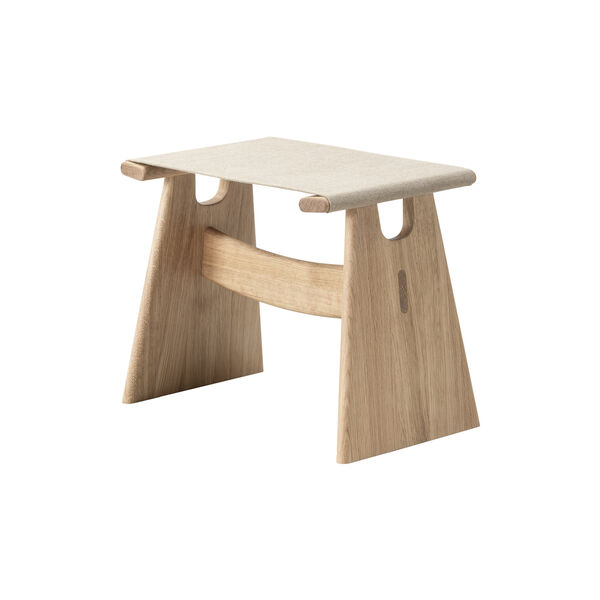 Seto Stool, light oljet eik/natural, Fredericia Furniture