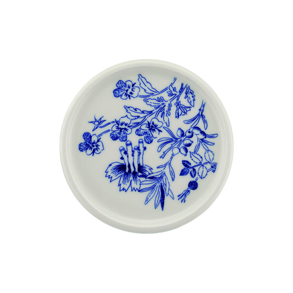 Haru minitallerken 12 cm, hvit/bl&aring;, Moomin Arabia