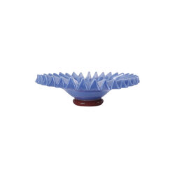 Skål Lori L, lys blå/bordeaux, Byon