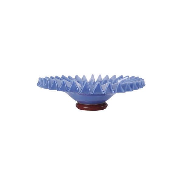 Skål Lori L, lys blå/bordeaux, Byon