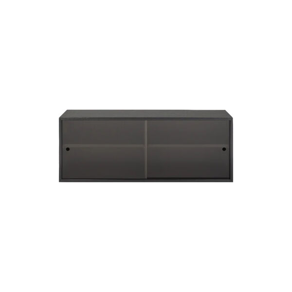 Hifive glass box 100 cm, black oak, Northern