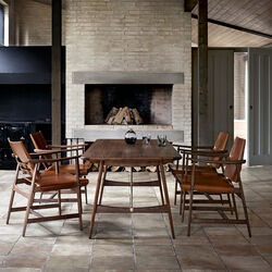 BM1106 Huntsman chair, oljet valn&oslash;tt/konjakk, Carl Hansen & S&oslash;n