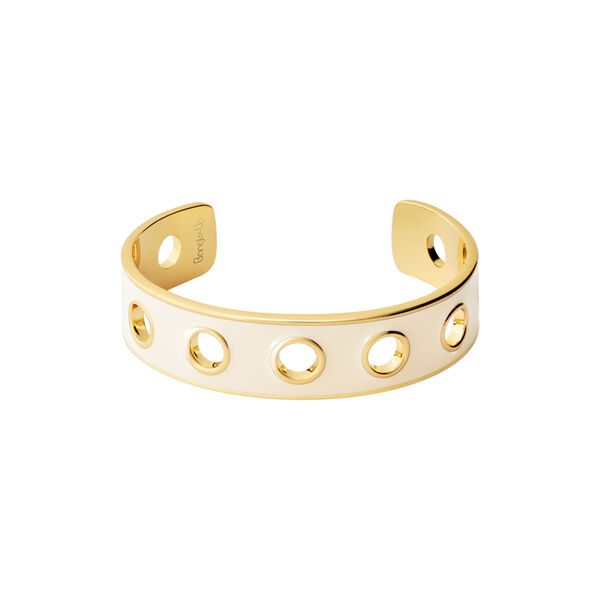 EYELET Armb&aring;nd Thin, sandhvit, bangle up