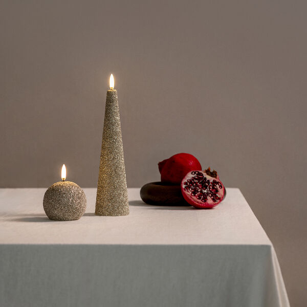 LED rundt lys, champagne/glitter, Uyuni Lighting