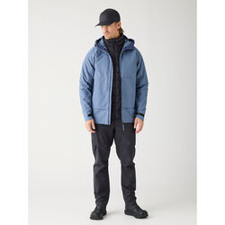 Vent Canvas 270 shell jacket - GOTS/Vegan, vintage indigo, KnowledgeCotton Apparel 