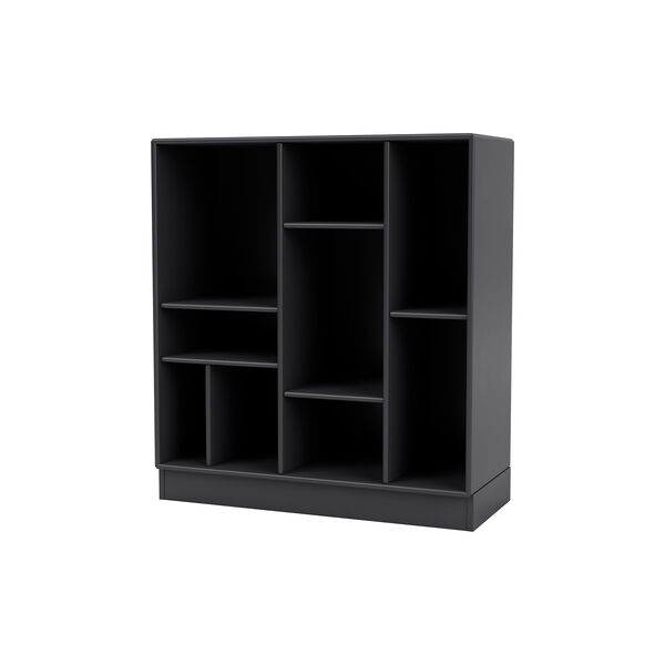 Display 1613 reol, 04 anthracite/black, Montana Furniture