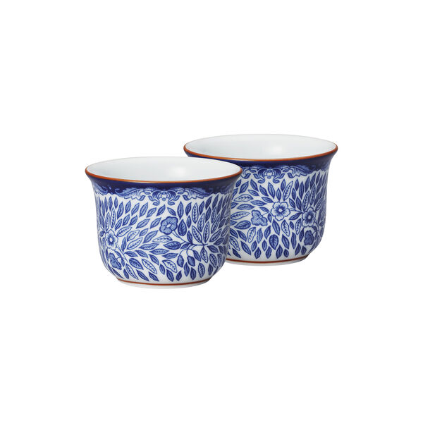 Ostindia Floris eggeglass 2-pk, bl&aring;, R&ouml;rstrand